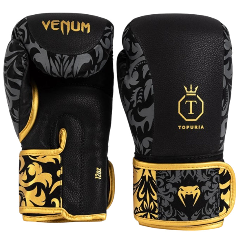 Ilia Topuria Unmatched Boxing Gloves Black Gold