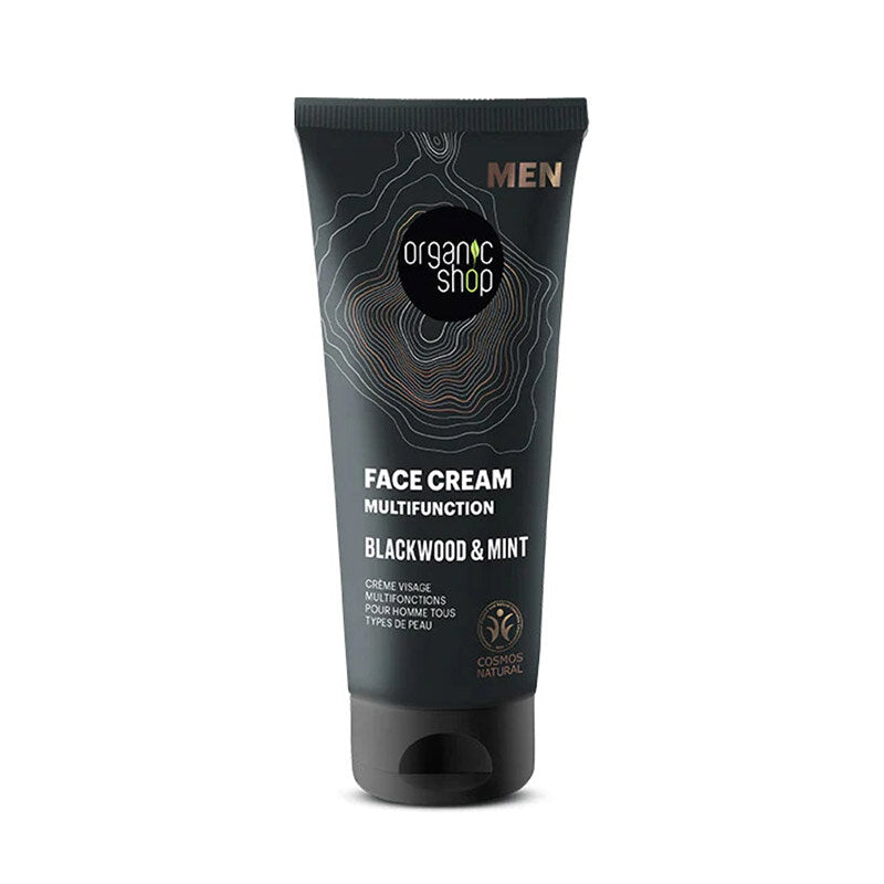 Multifunction Face Cream Blackwood & Mint-Organic Shop Men