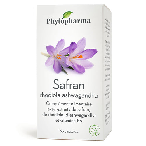 Safran rhodiola ashwagandha-Phytopharma
