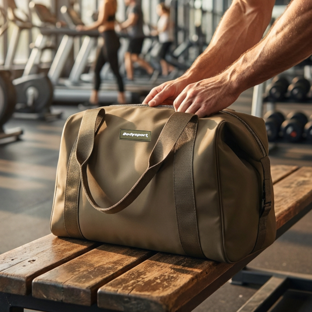 Premium Sporttasche in Militärgrün