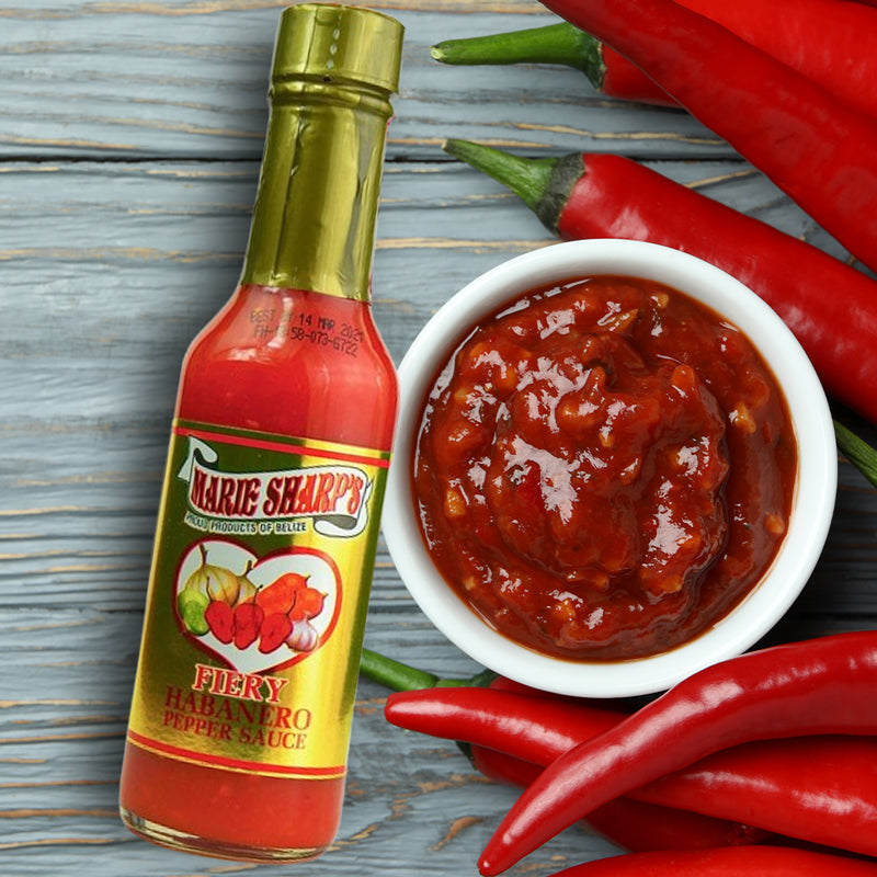 Feurige Habanero-Pfeffersoße