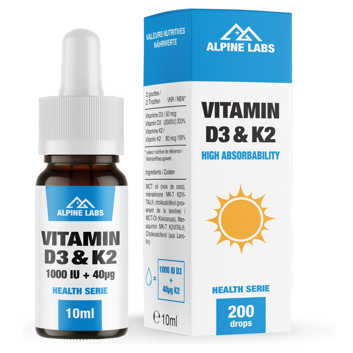 Vitamin D3 & K2