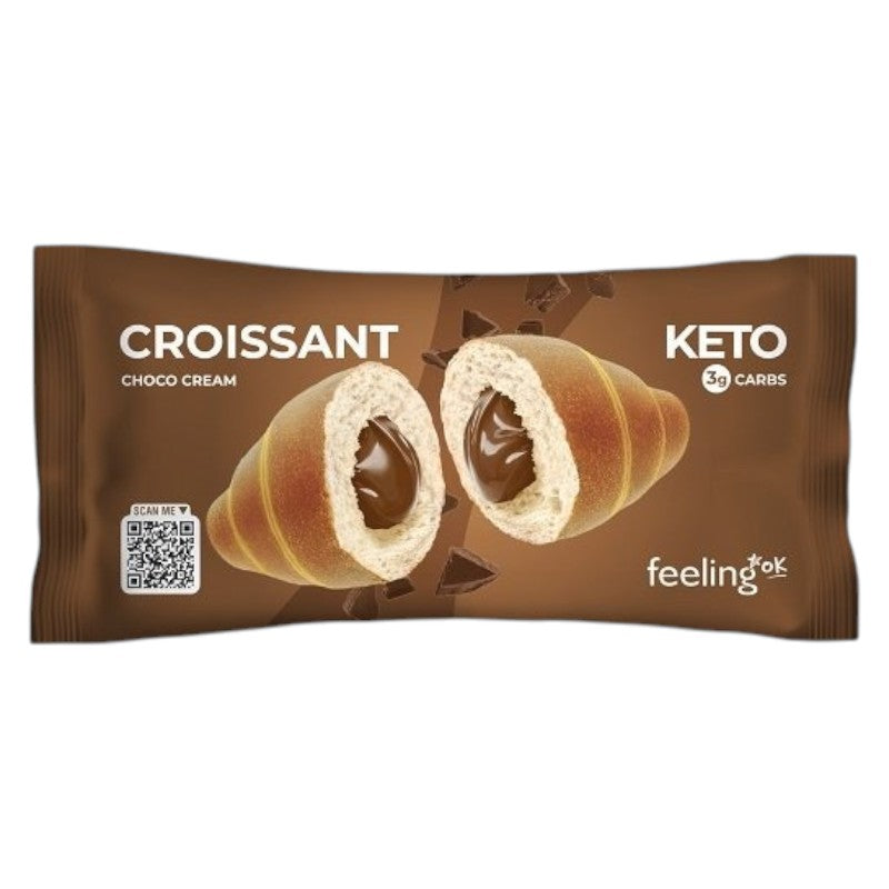 Croissant mit Kakaocreme