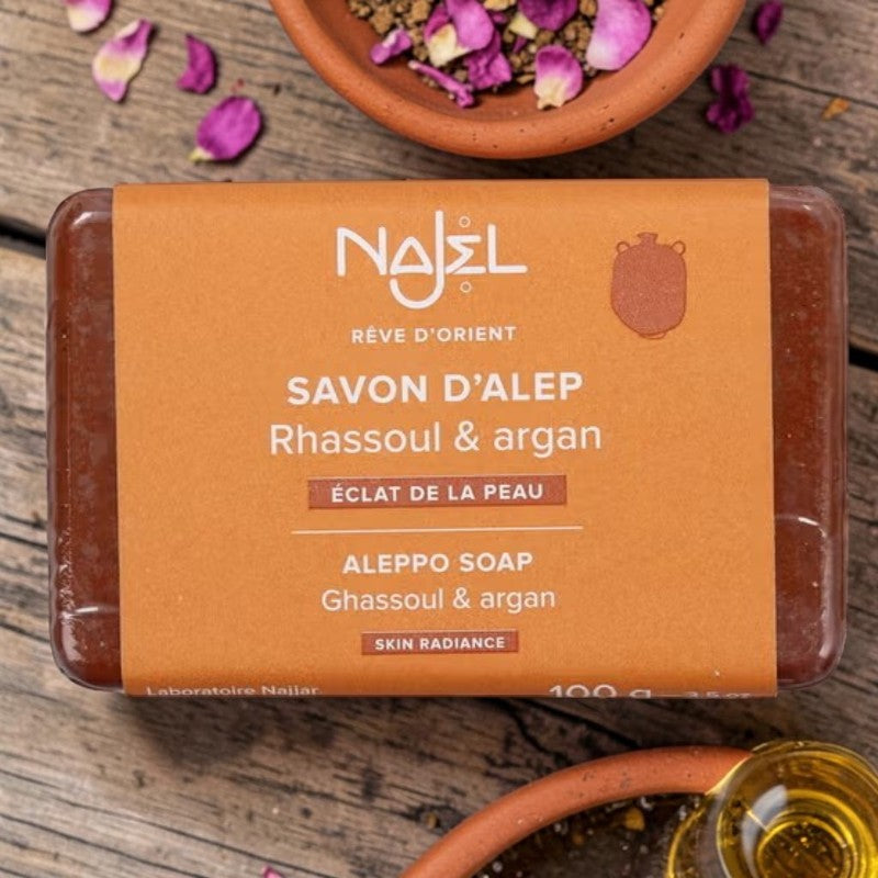 Savon Alep Rhassoul et Argan