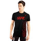 UFC Venum Authentic Fight Week Herren Schwarz Kurzarm T-Shirt 