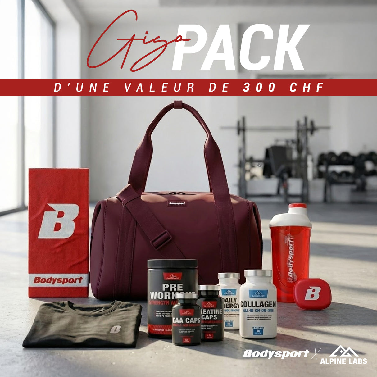 CONCOURS - LOT 1 "GIGA PACK Bodysport x Alpine Labs"