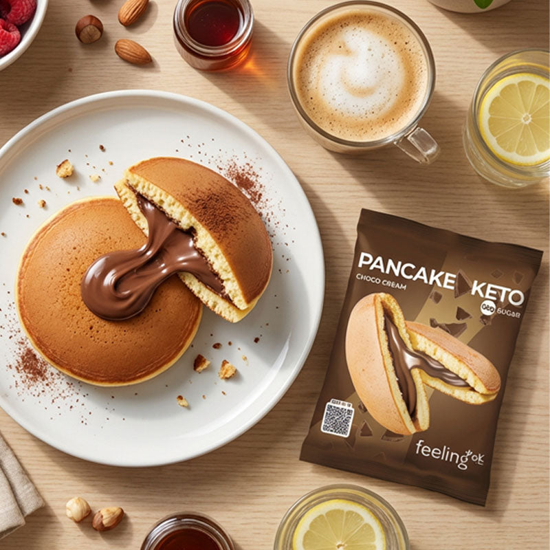 Pfannkuchen mit Schokocreme 