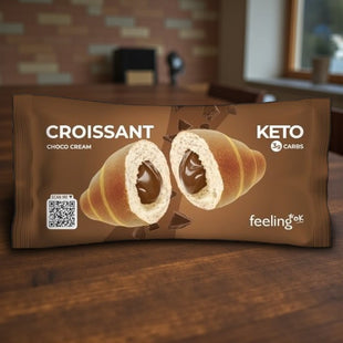 Croissant mit Kakaocreme 